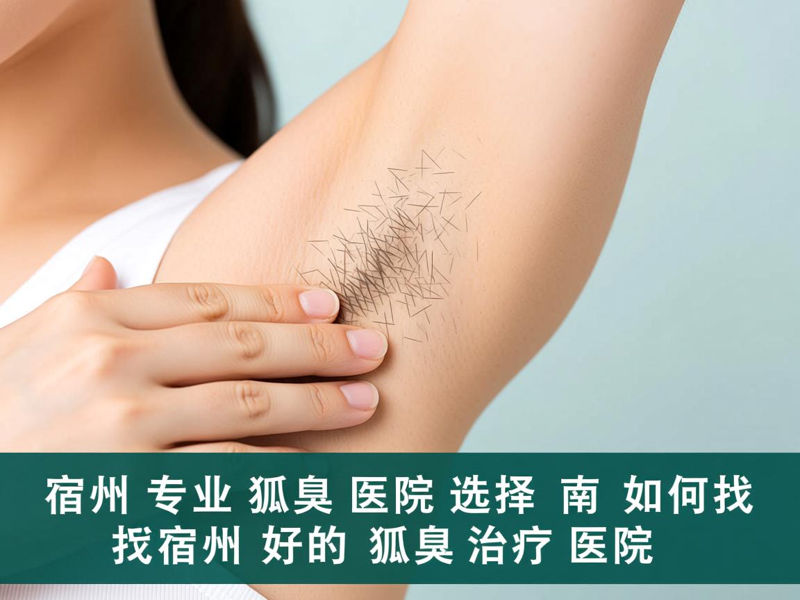 宿州专业狐臭医院选择指南，如何找到宿州好的狐臭治疗医院