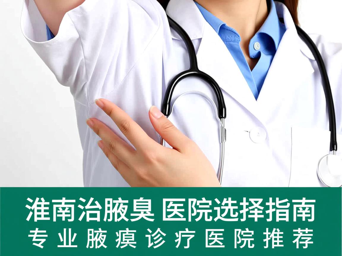 淮南治腋臭医院选择指南，专业腋臭诊疗医院推荐