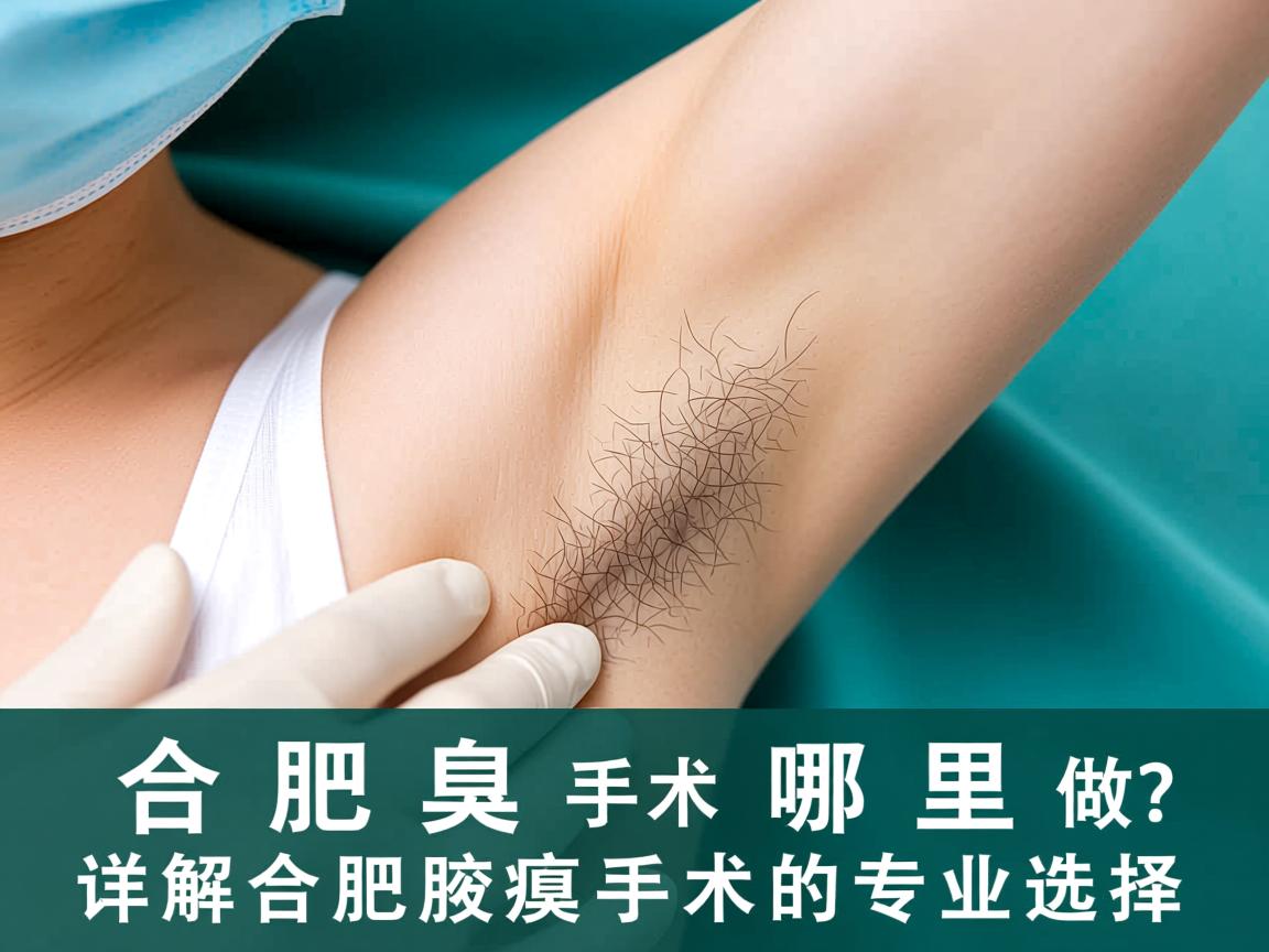合肥腋臭手术哪里做?详解合肥腋臭手术的专业选择 合肥腋臭手术哪里做?详解合肥腋臭手术的专业选择