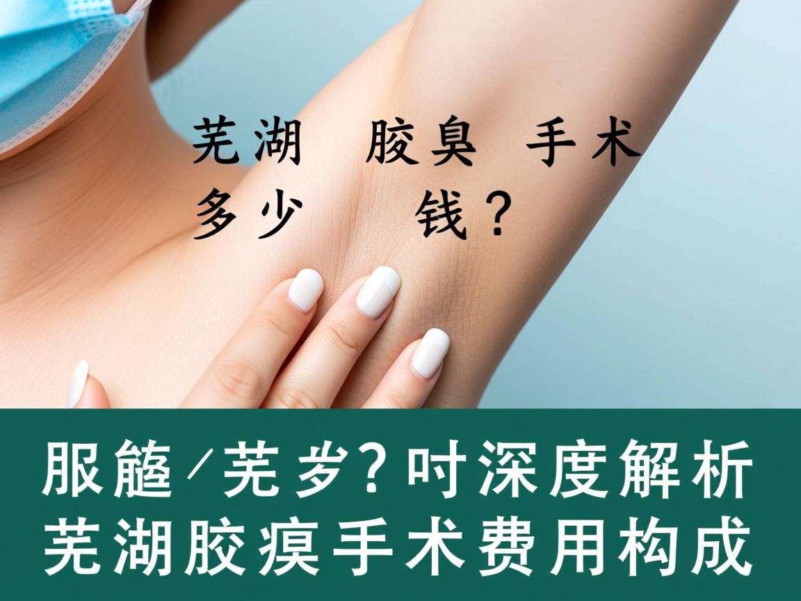 芜湖腋臭手术多少钱？深度解析芜湖腋臭手术费用构成