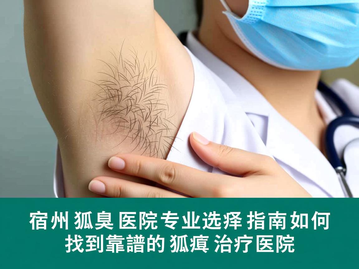 宿州狐臭医院专业选择指南，如何找到靠谱的狐臭治疗医院