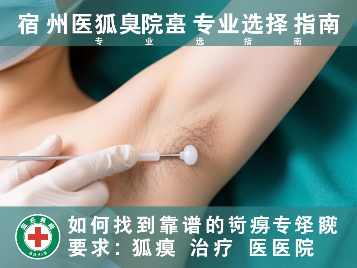 宿州狐臭医院专业选择指南，如何找到靠谱的狐臭治疗医院