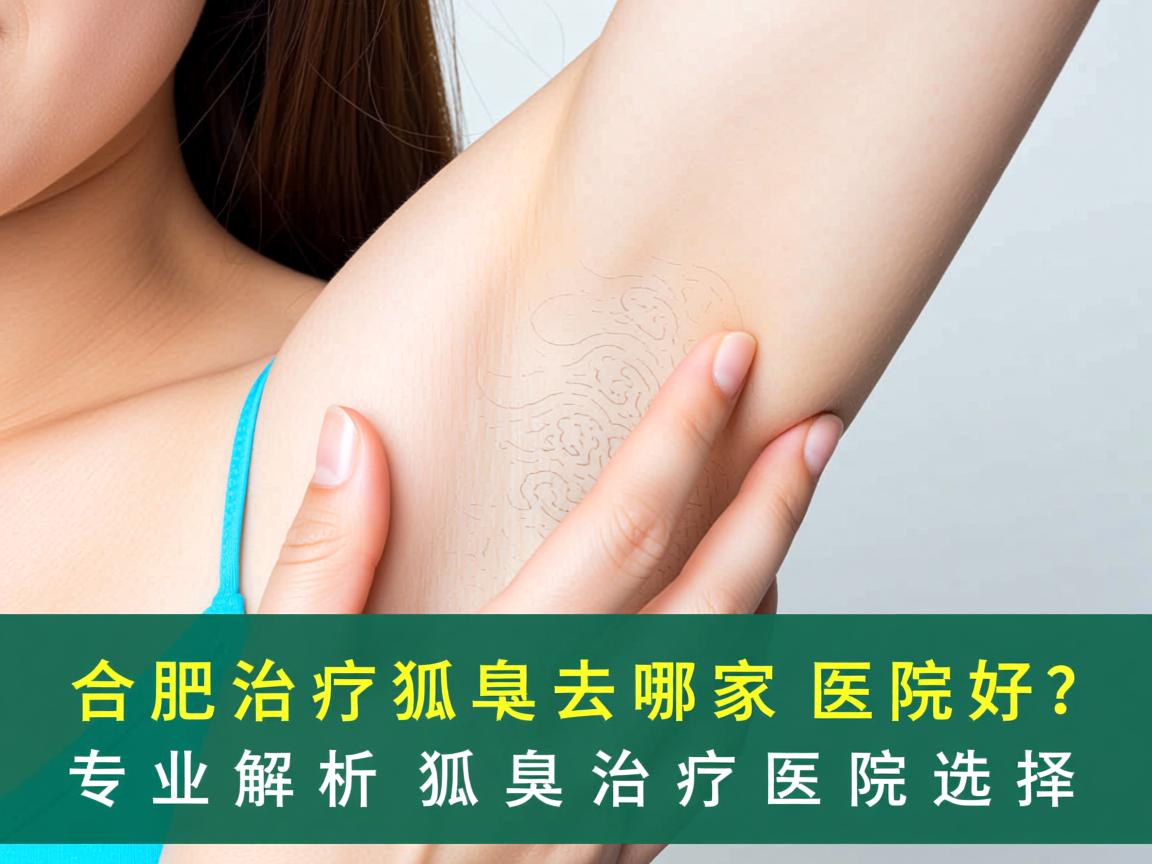 合肥治疗狐臭去哪家医院好？专业解析狐臭治疗医院选择