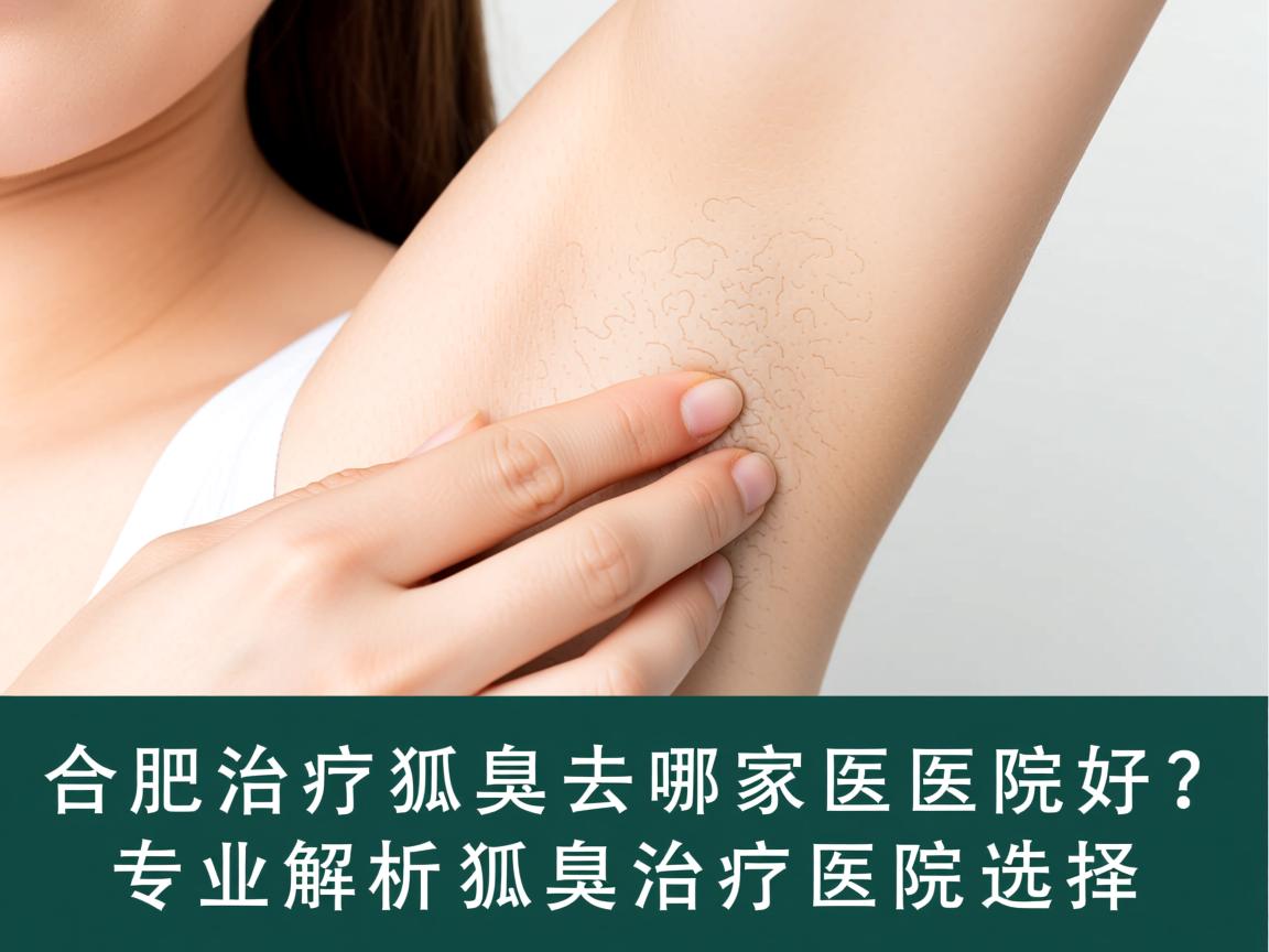 合肥治疗狐臭去哪家医院好？专业解析狐臭治疗医院选择