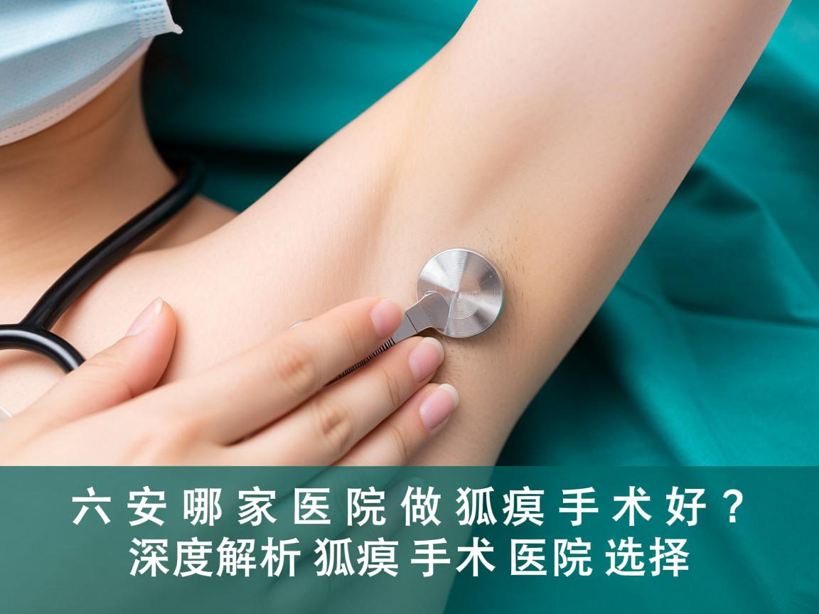 六安哪家医院做狐臭手术好？深度解析狐臭手术医院选择