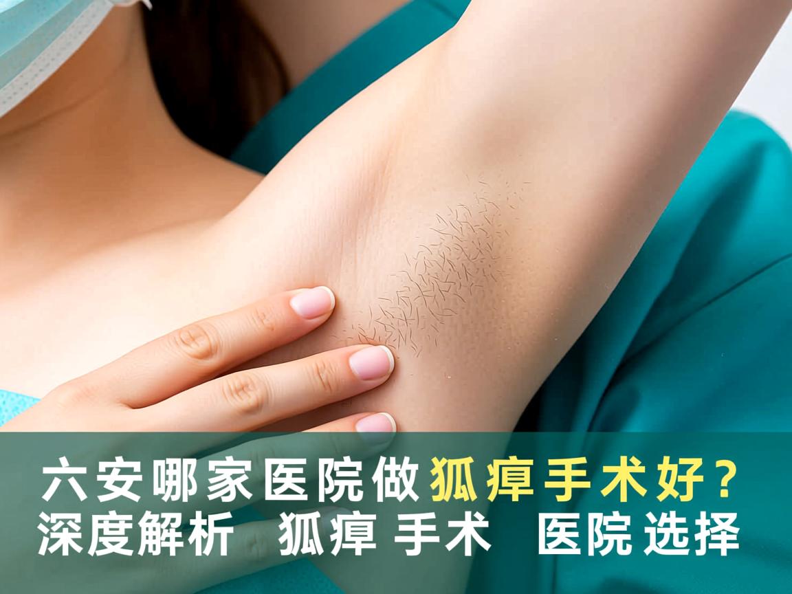 六安哪家医院做狐臭手术好？深度解析狐臭手术医院选择