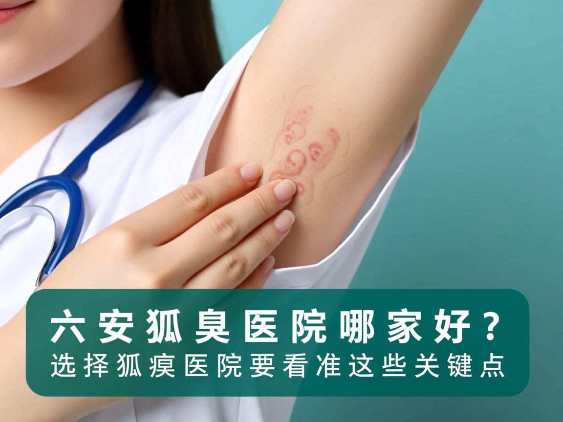 六安狐臭医院哪家好？选择狐臭医院要看准这些关键点