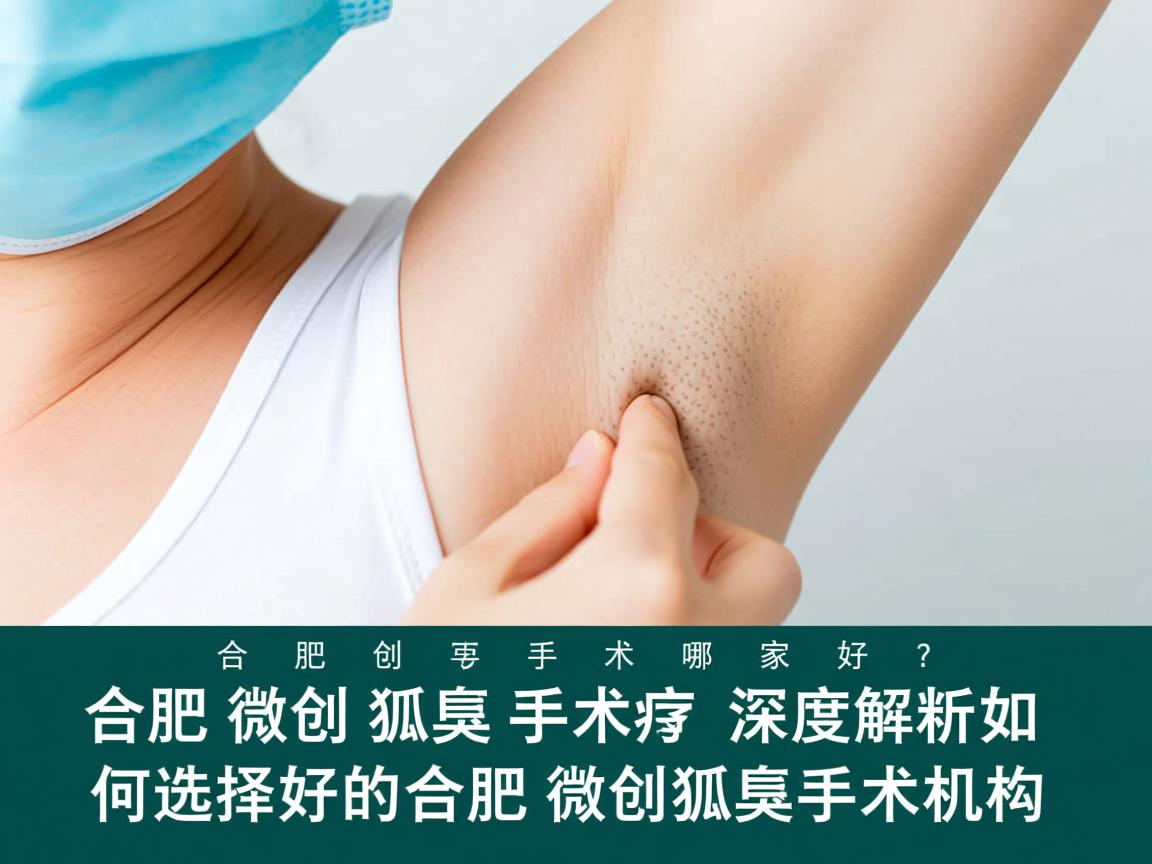 合肥微创狐臭手术哪家好？深度解析如何选择好的合肥微创狐臭手术机构