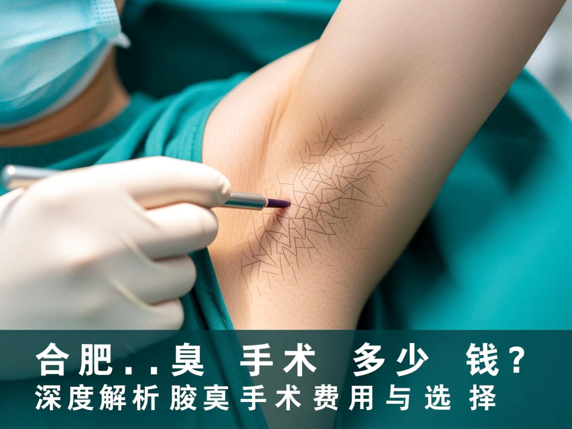 合肥腋臭手术多少钱？深度解析腋臭手术费用与选择
