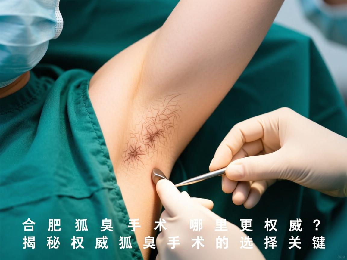 合肥狐臭手术哪里更权威？揭秘权威狐臭手术的选择关键