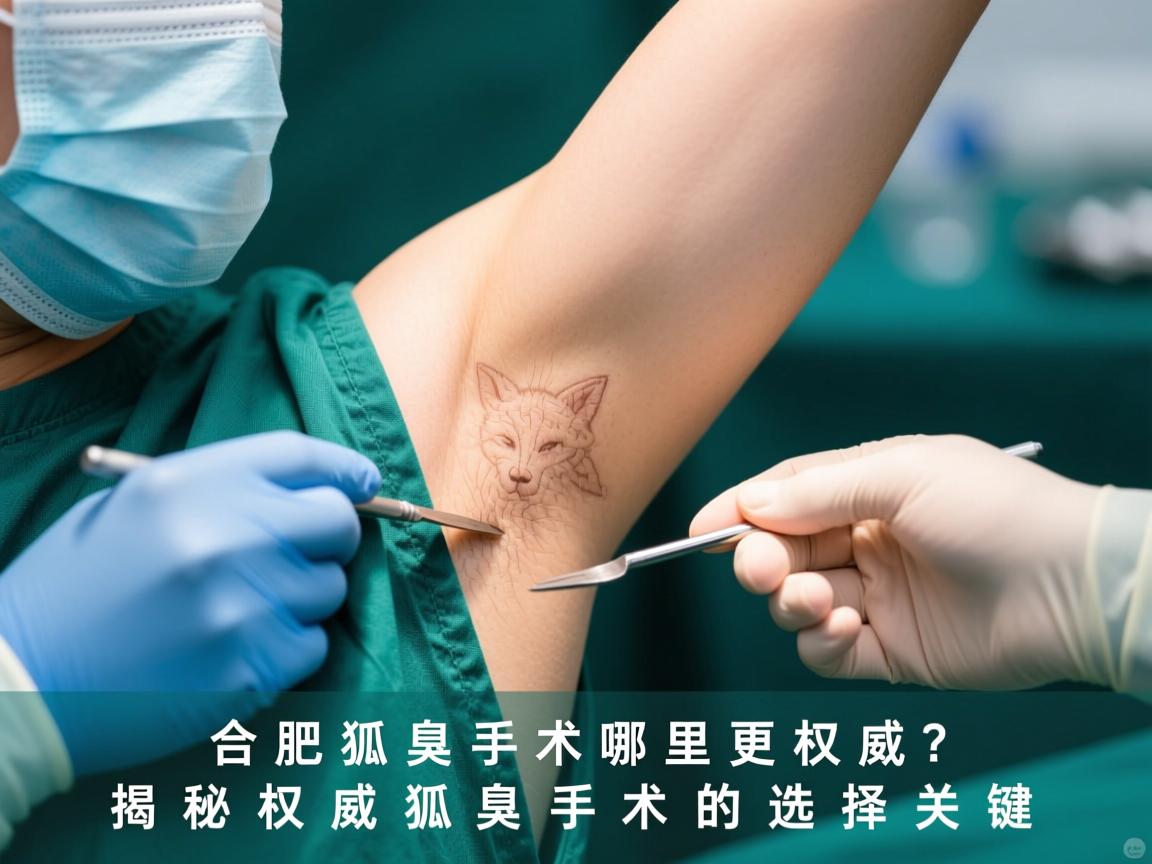 合肥狐臭手术哪里更权威？揭秘权威狐臭手术的选择关键