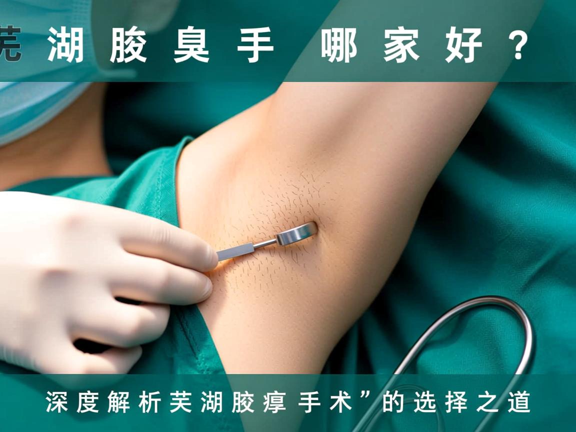 芜湖腋臭手术哪家好？深度解析芜湖腋臭手术的选择之道