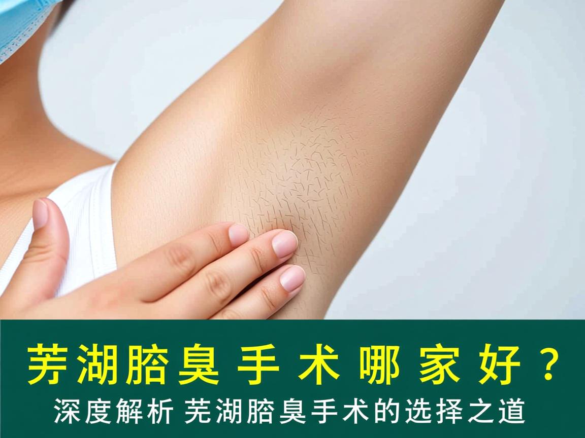 芜湖腋臭手术哪家好？深度解析芜湖腋臭手术的选择之道
