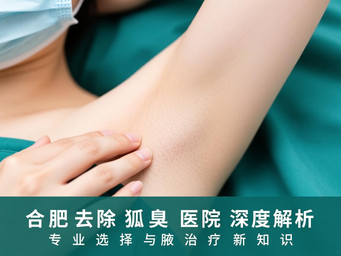 合肥去除狐臭医院深度解析，专业选择与腋臭治疗新知识