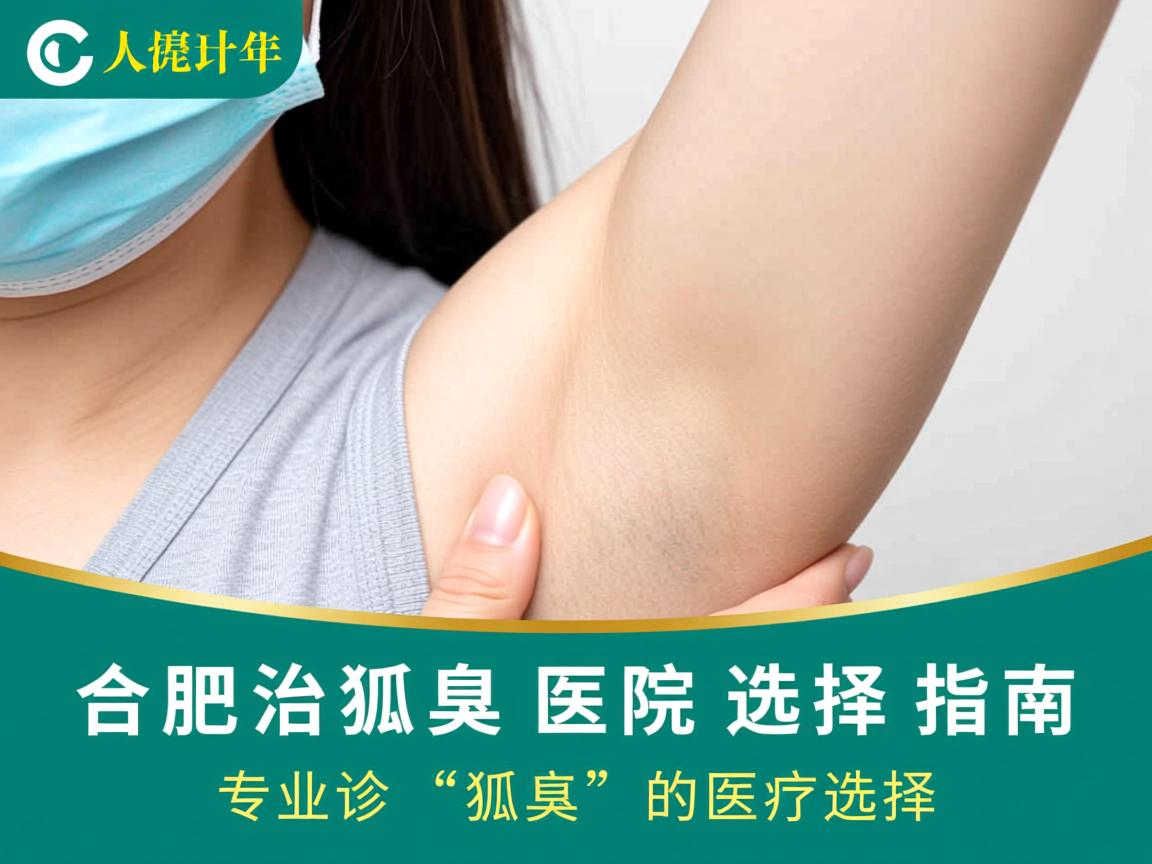 合肥治狐臭医院选择指南，专业诊疗狐臭的医疗选择
