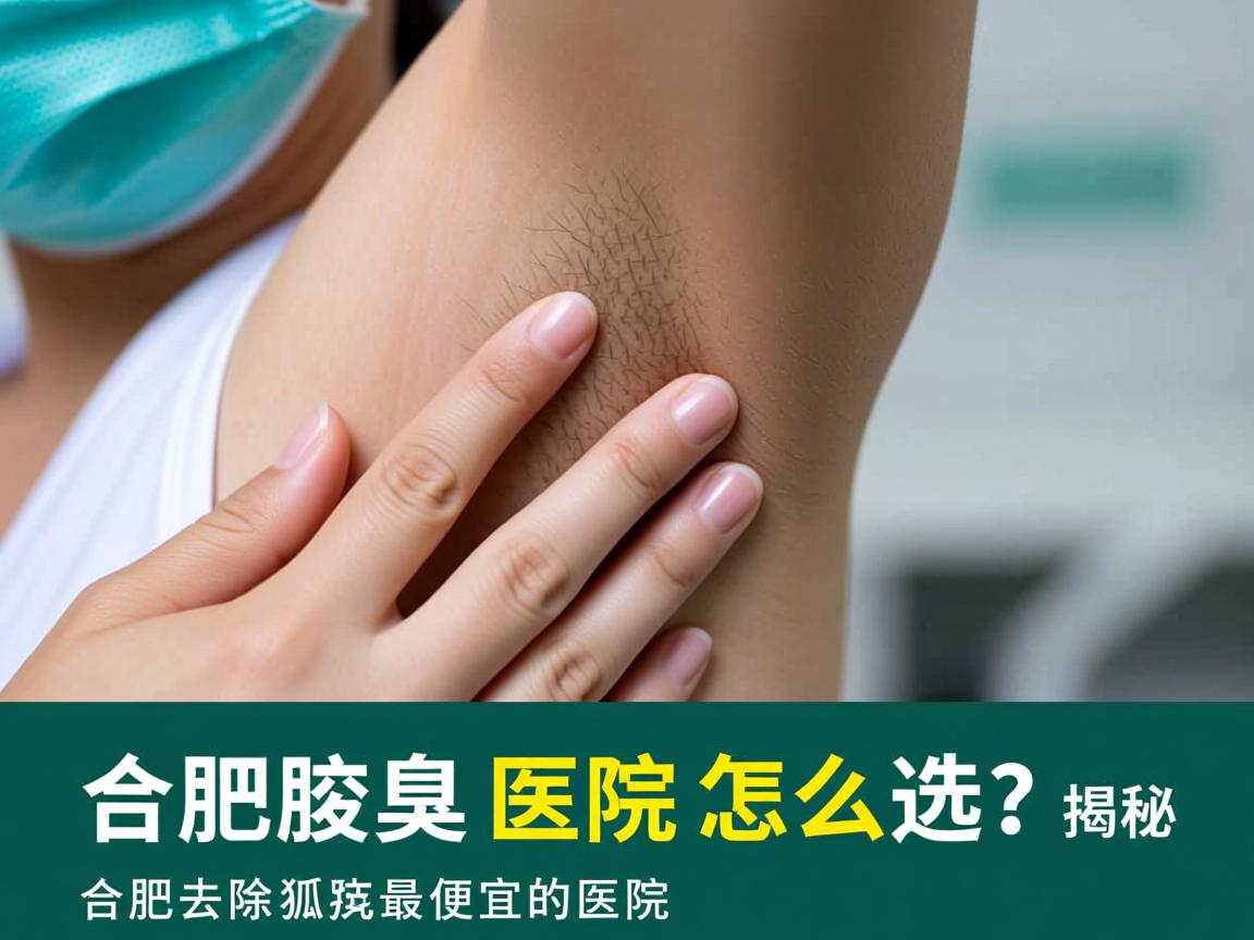 合肥腋臭医院怎么选？揭秘合肥去除狐臭最便宜的医院