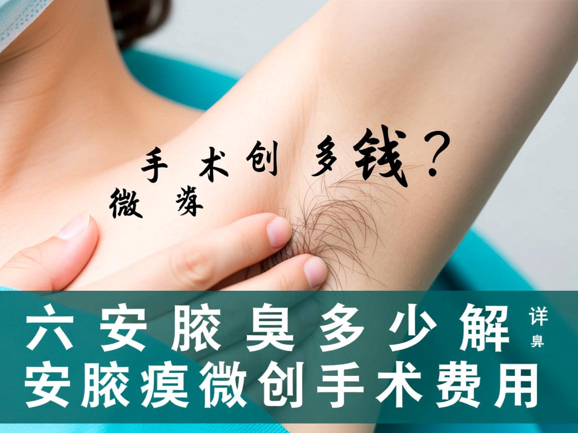 六安腋臭微创手术多少钱？详解六安腋臭微创手术费用