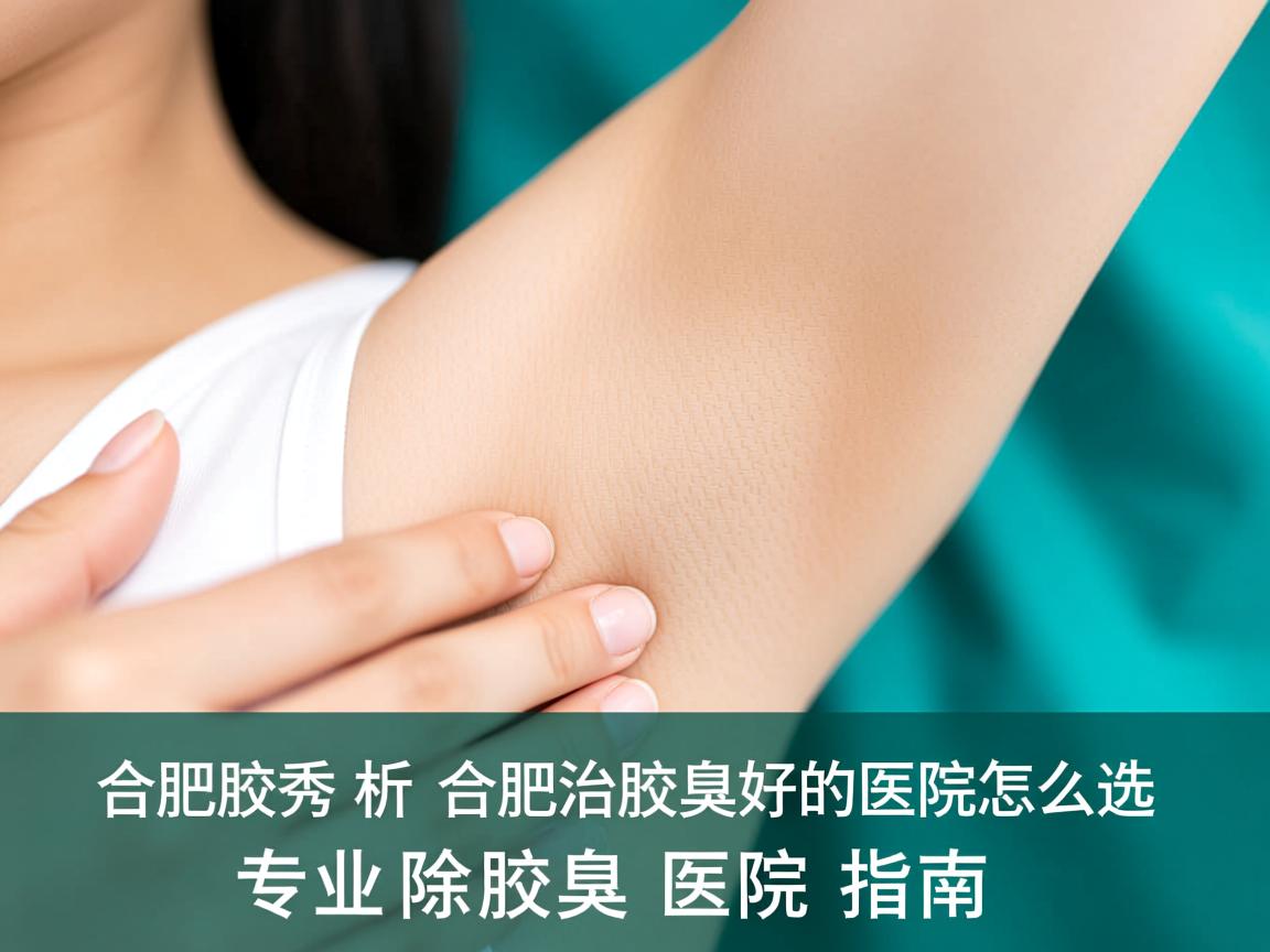 合肥腋秀解析，合肥治腋臭好的医院怎么选，专业除腋臭医院指南