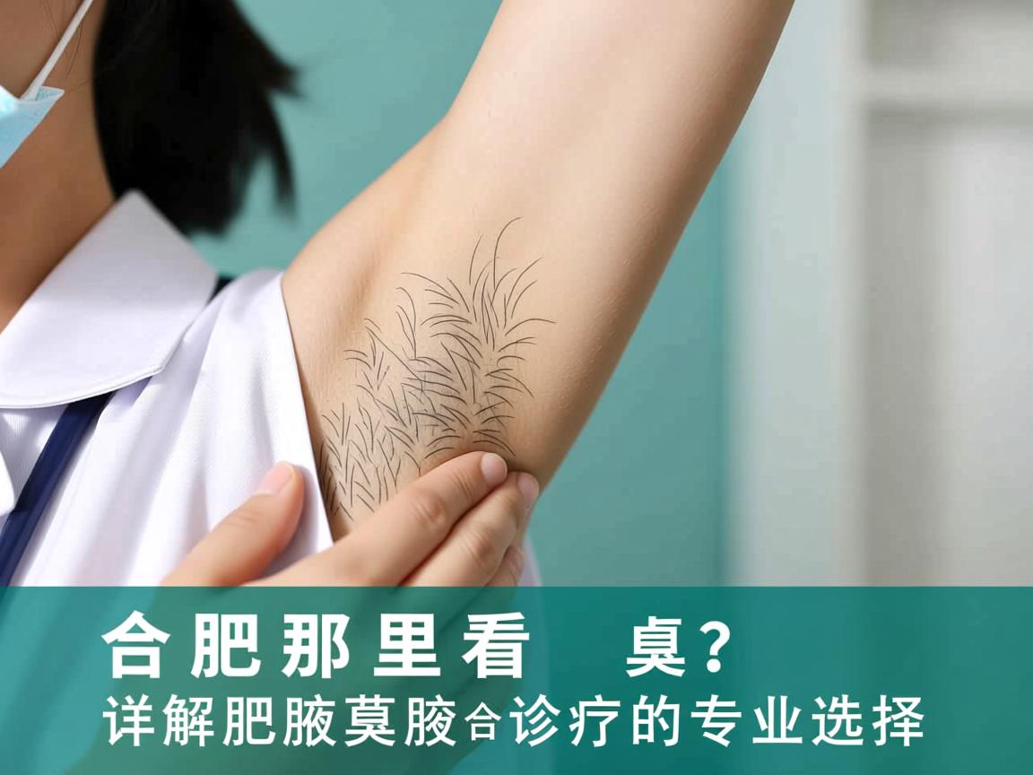 合肥那里看腋臭？详解合肥腋臭诊疗的专业选择