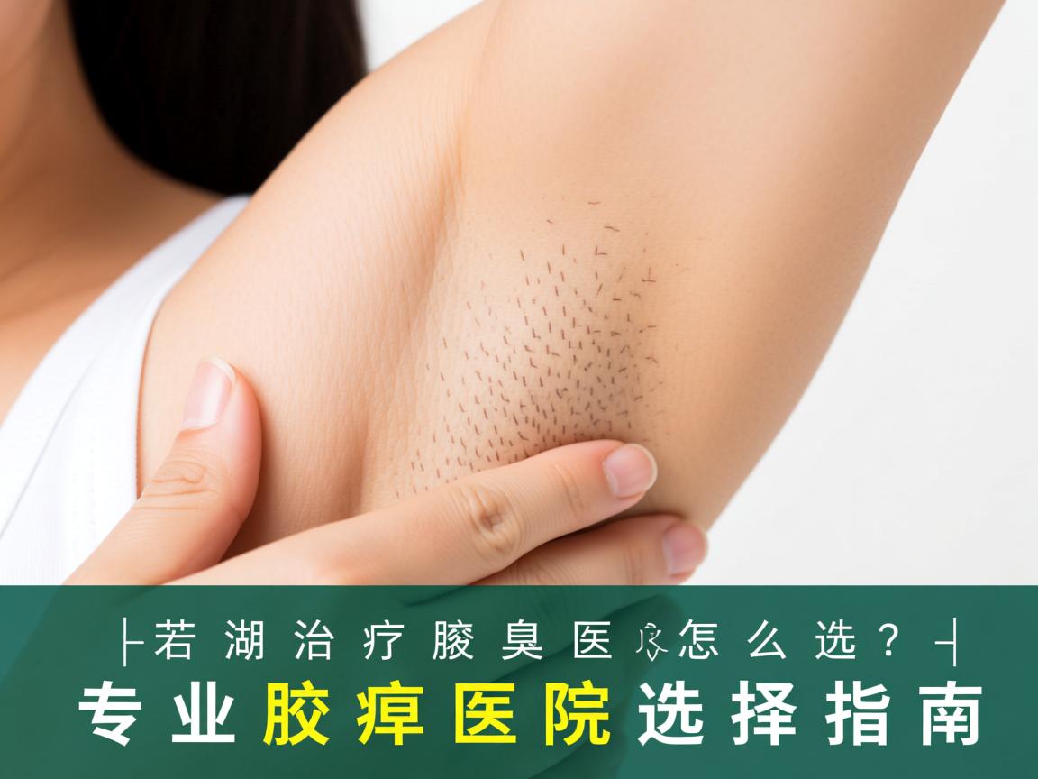 芜湖治疗腋臭医院怎么选？专业腋臭医院选择指南
