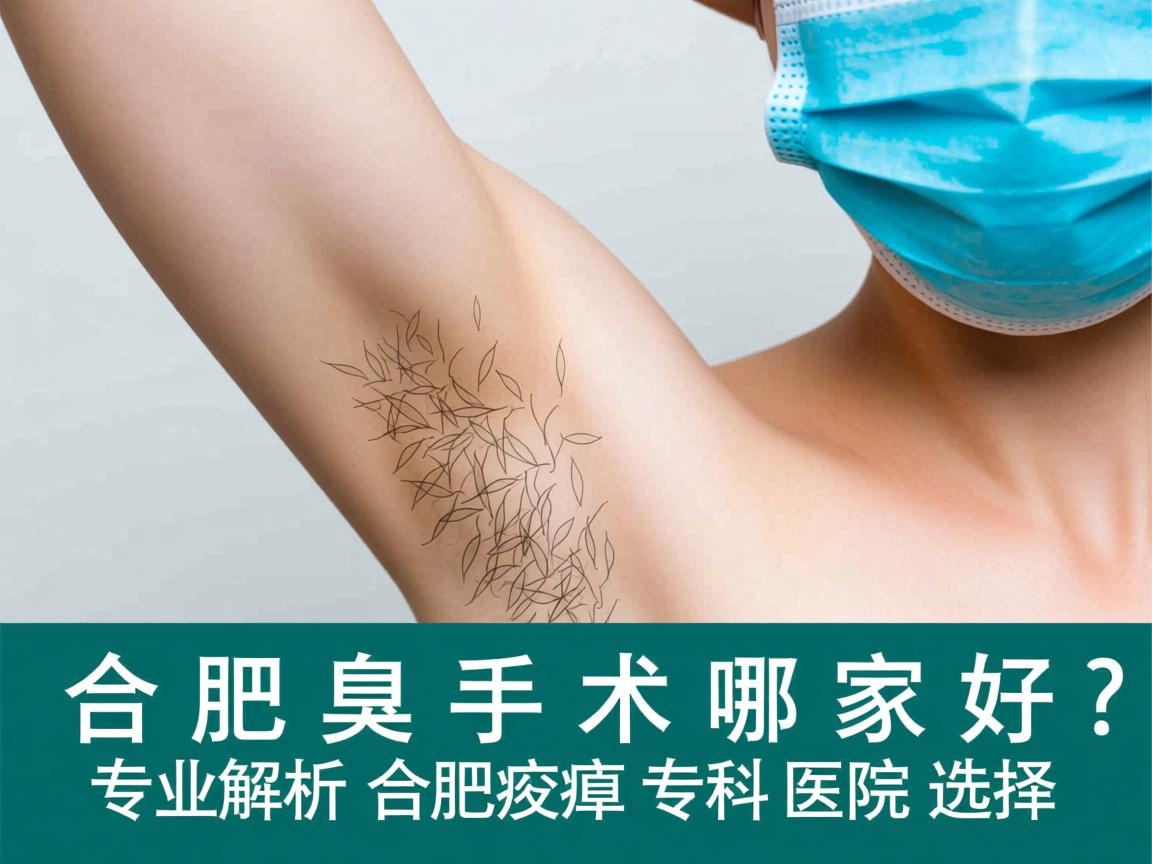 合肥腋臭手术哪家好？专业解析合肥腋臭专科医院选择