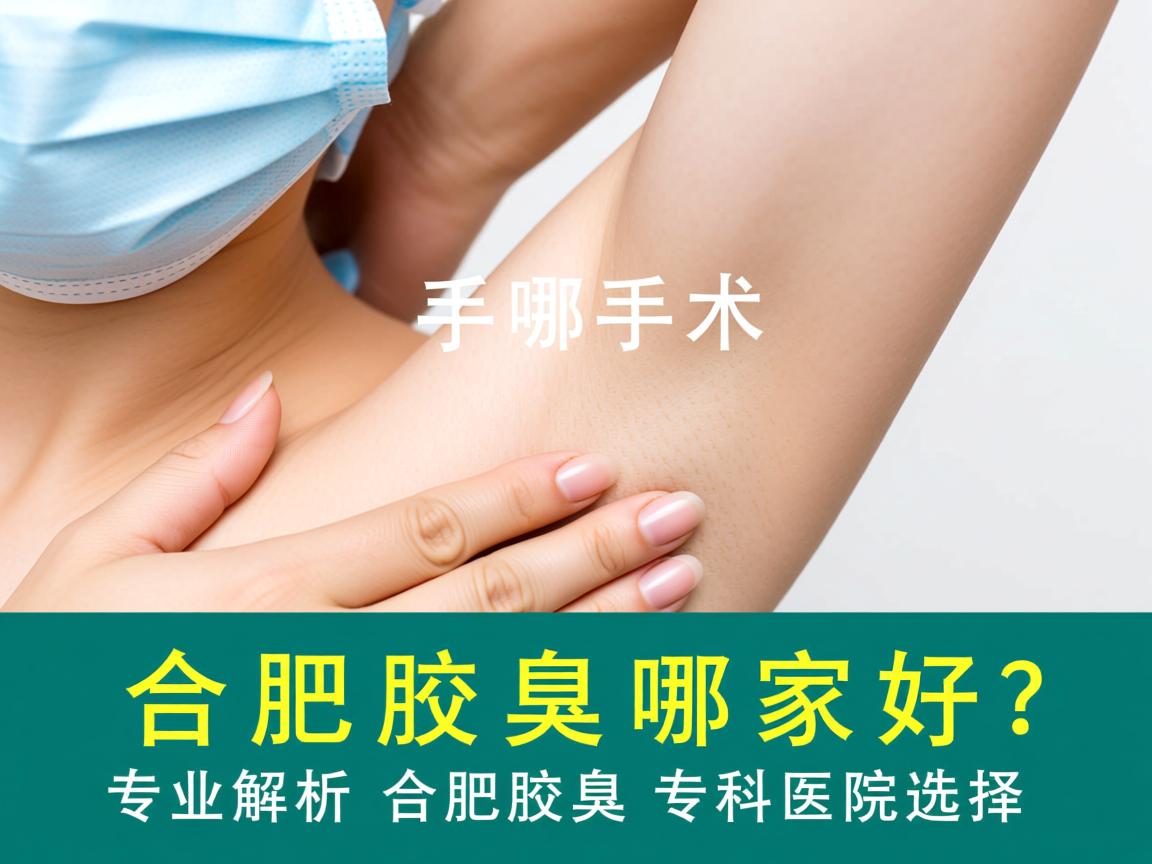 合肥腋臭手术哪家好？专业解析合肥腋臭专科医院选择