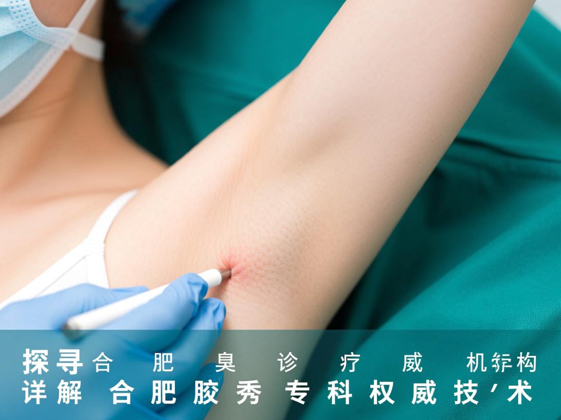 探寻合肥腋臭诊疗权威机构，详解合肥腋秀专科权威技术