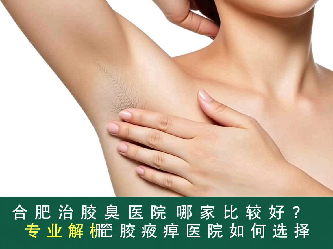 合肥治腋臭医院哪家比较好？专业解析合肥腋臭医院如何选择