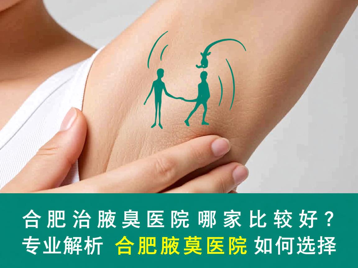合肥治腋臭医院哪家比较好？专业解析合肥腋臭医院如何选择