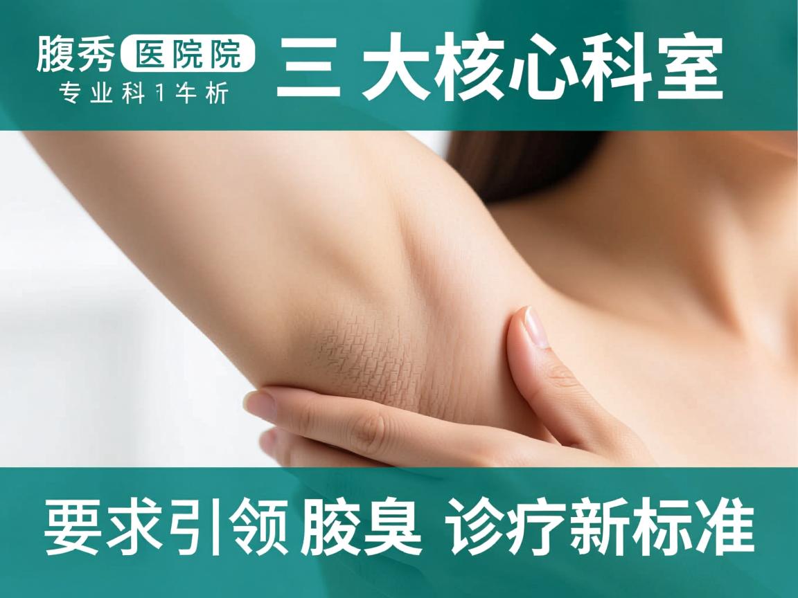腋秀医院三大核心科室解析，专业科室引领腋臭诊疗新标准
