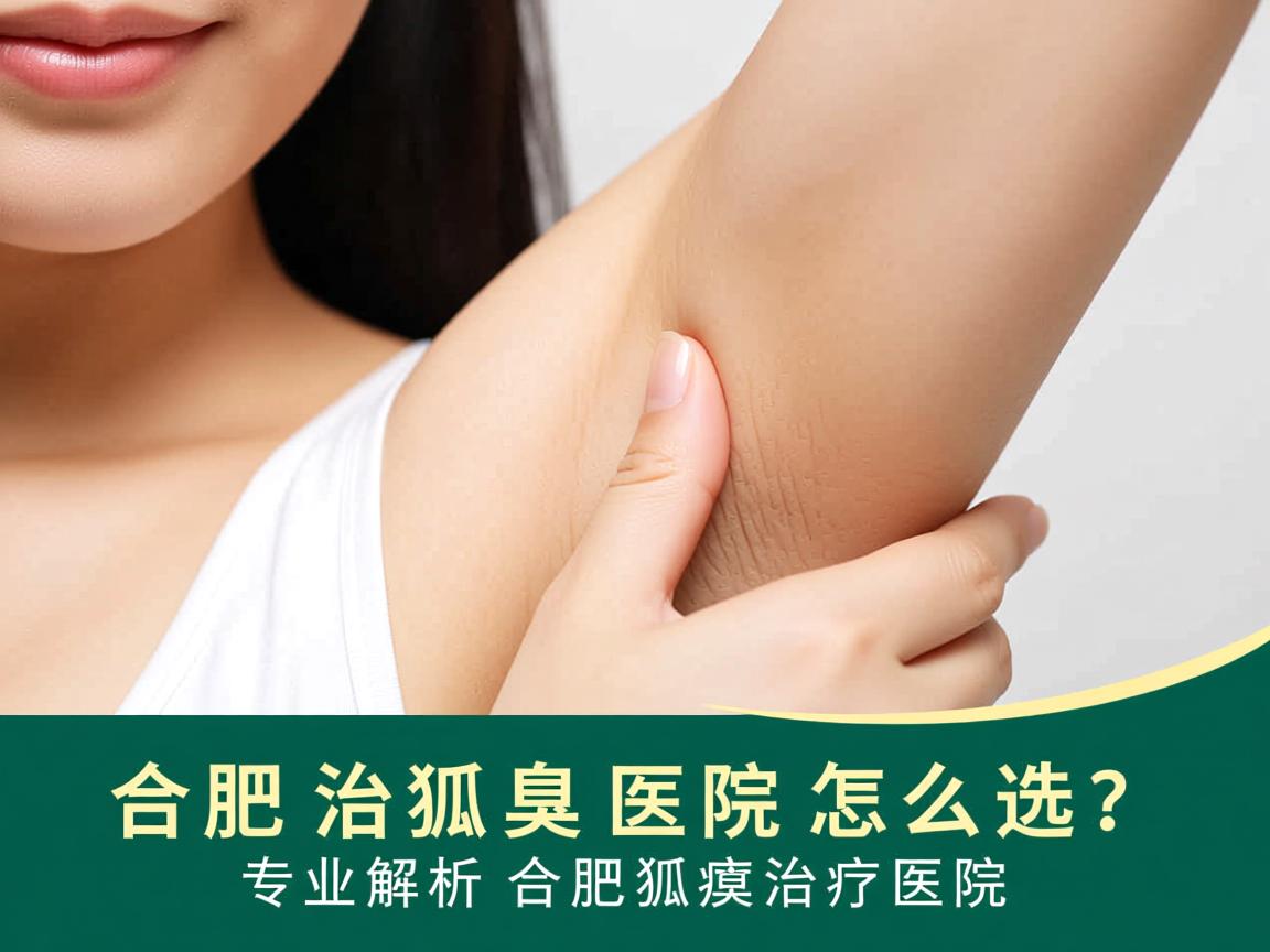 合肥治狐臭医院怎么选？专业解析合肥狐臭治疗医院