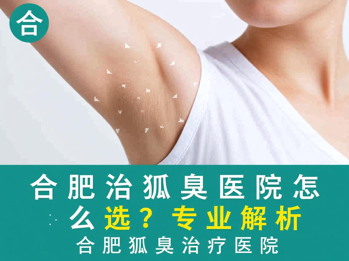 合肥治狐臭医院怎么选？专业解析合肥狐臭治疗医院