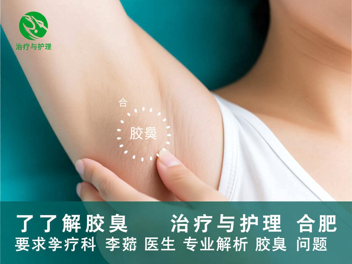 了解腋臭治疗与护理，合肥腋秀腋臭专科李茹医生专业解析腋臭问题