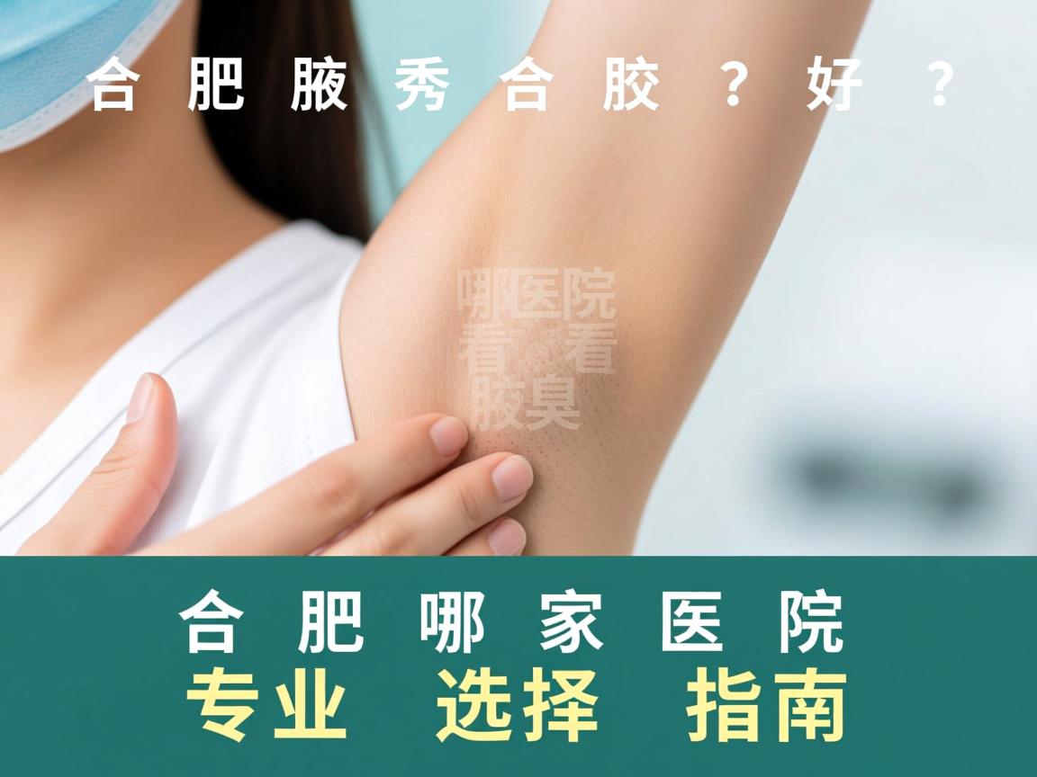 合肥腋秀解析，合肥哪家医院看腋臭好？专业选择指南