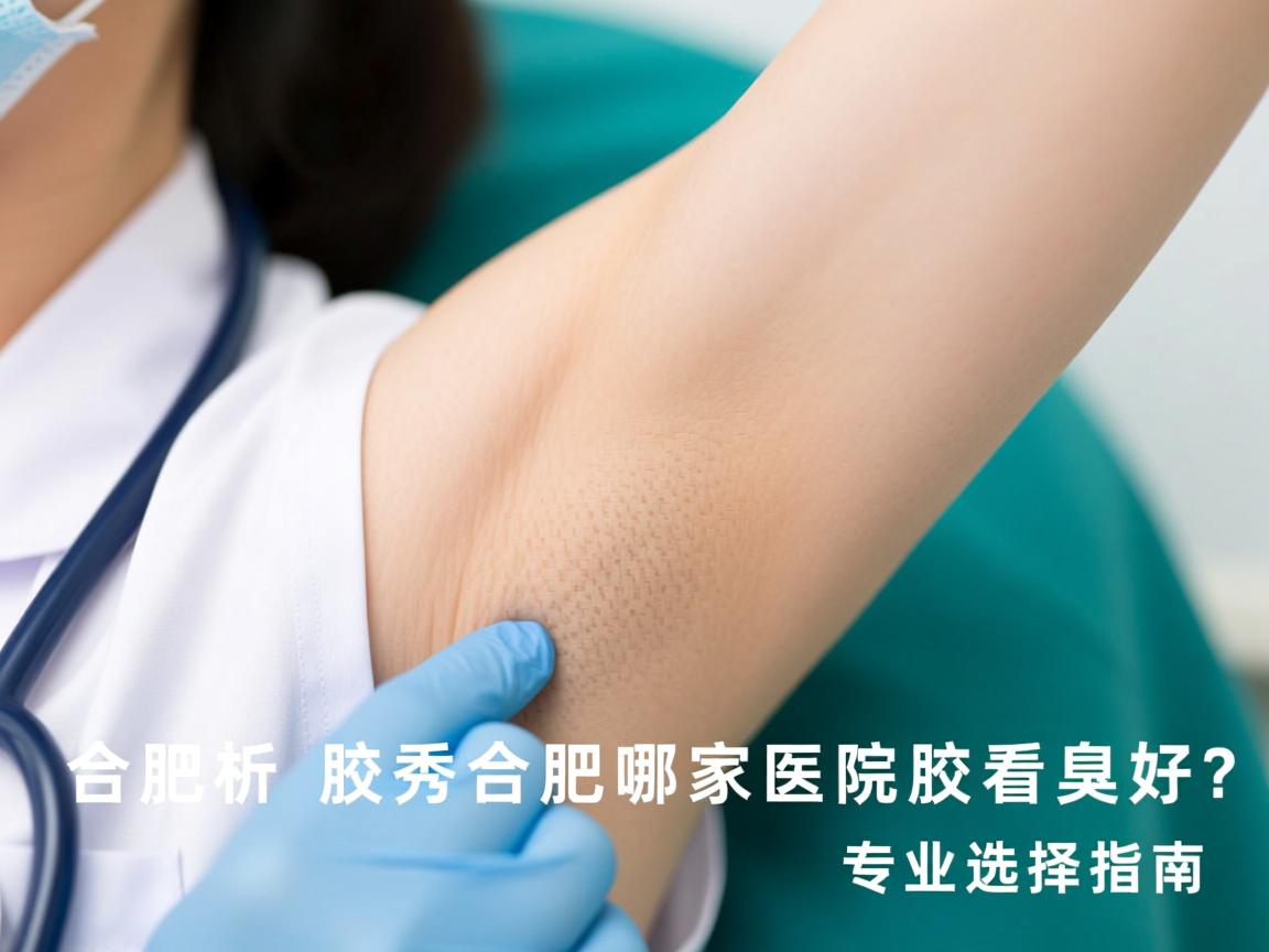 合肥腋秀解析，合肥哪家医院看腋臭好？专业选择指南