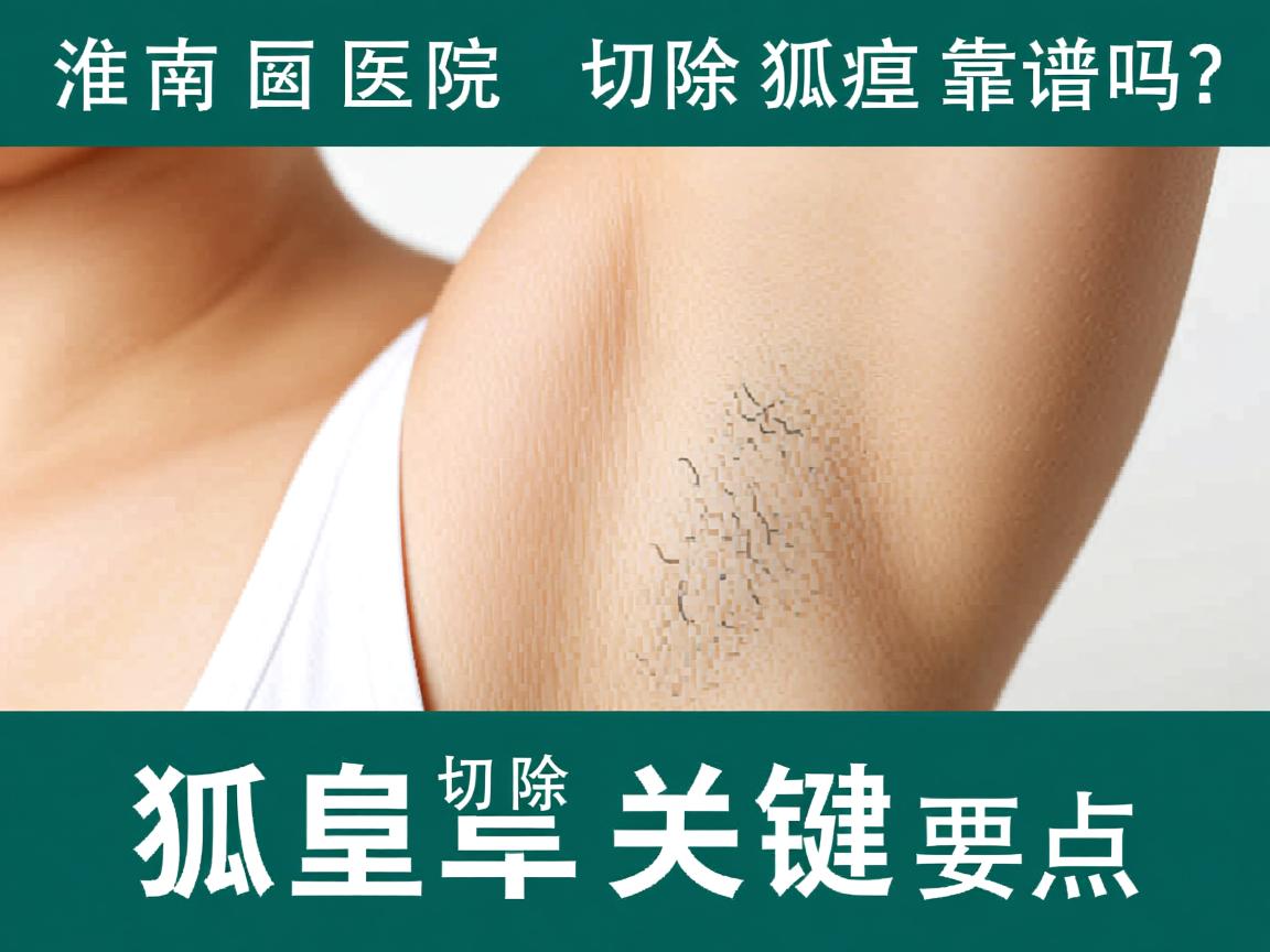 淮南医院切除狐臭靠谱吗？解析狐臭切除的关键要点