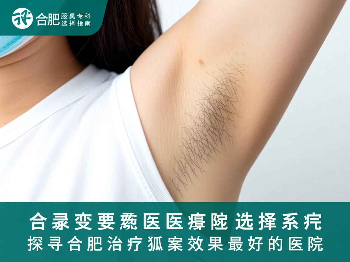 合肥腋臭专科医院选择指南，探寻合肥治疗狐臭效果最好的医院