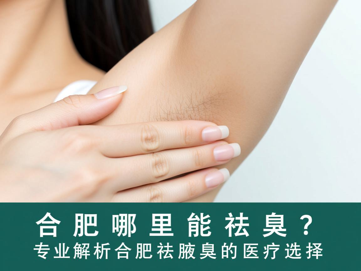 合肥哪里能祛腋臭？专业解析合肥祛腋臭的医疗选择