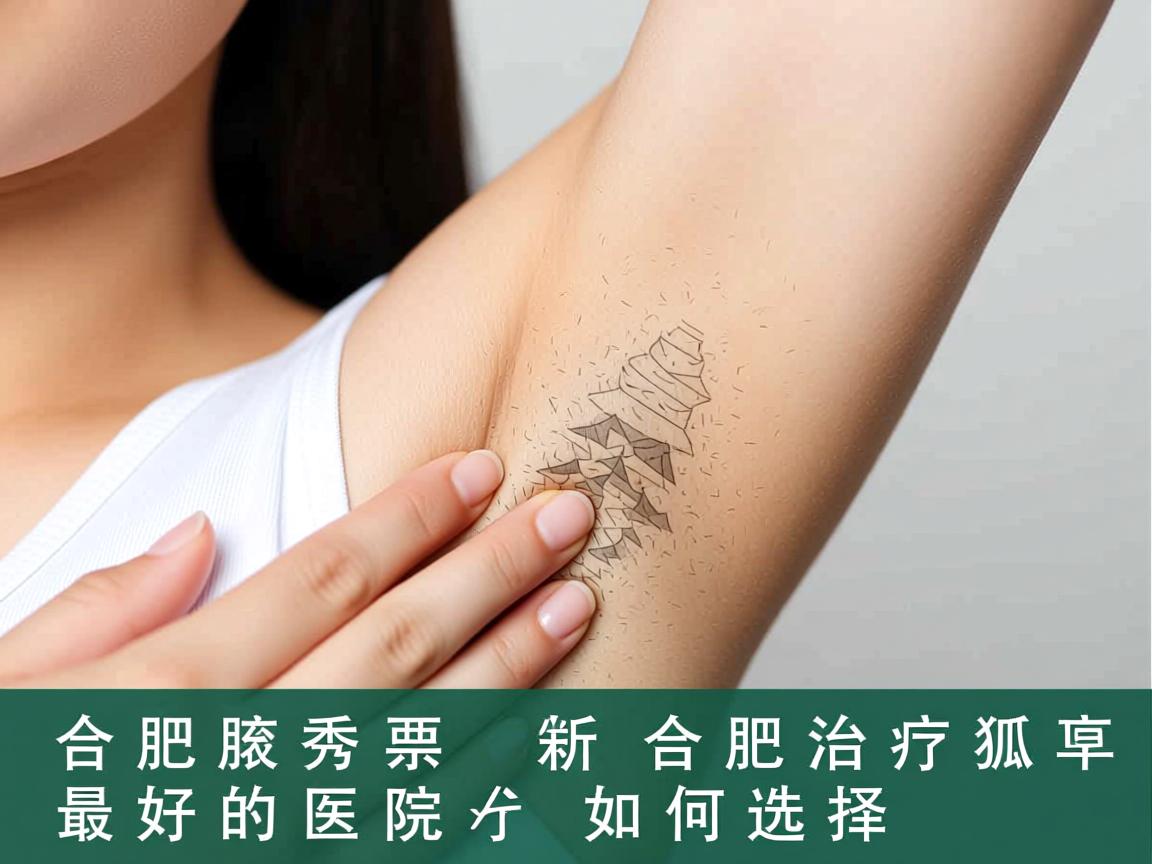 合肥腋秀解析，合肥治疗狐臭最好的医院如何选择
