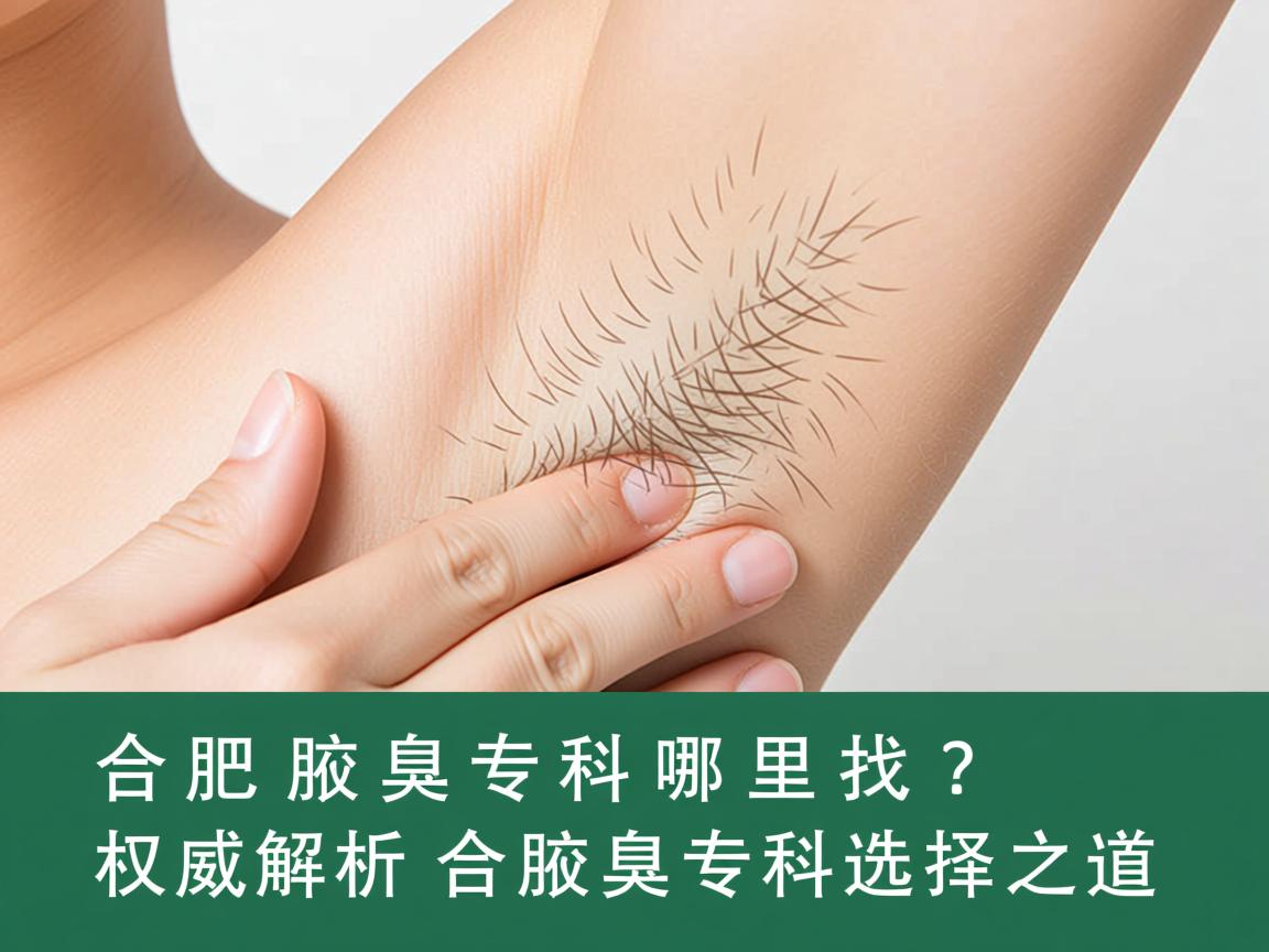 合肥腋臭专科哪里找？权威解析合肥腋臭专科选择之道