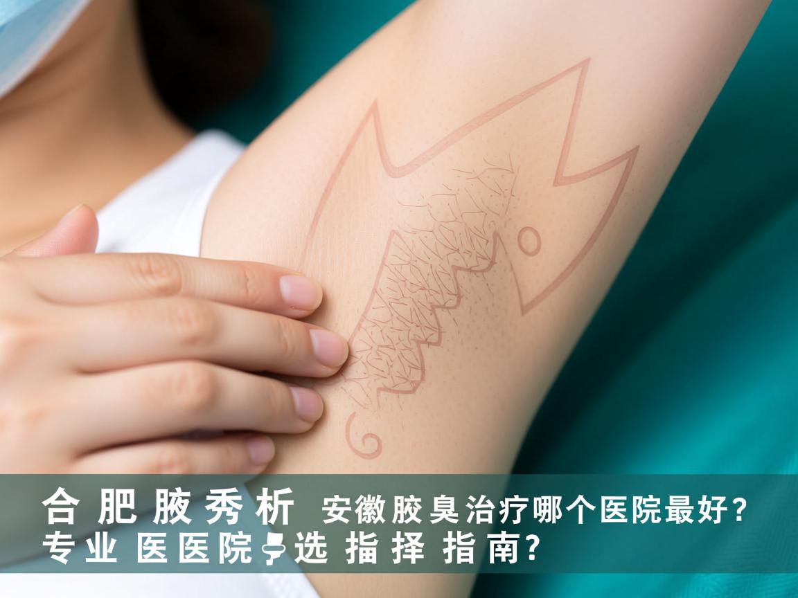 合肥腋秀解析，安徽腋臭治疗哪个医院最好？专业医院选择指南