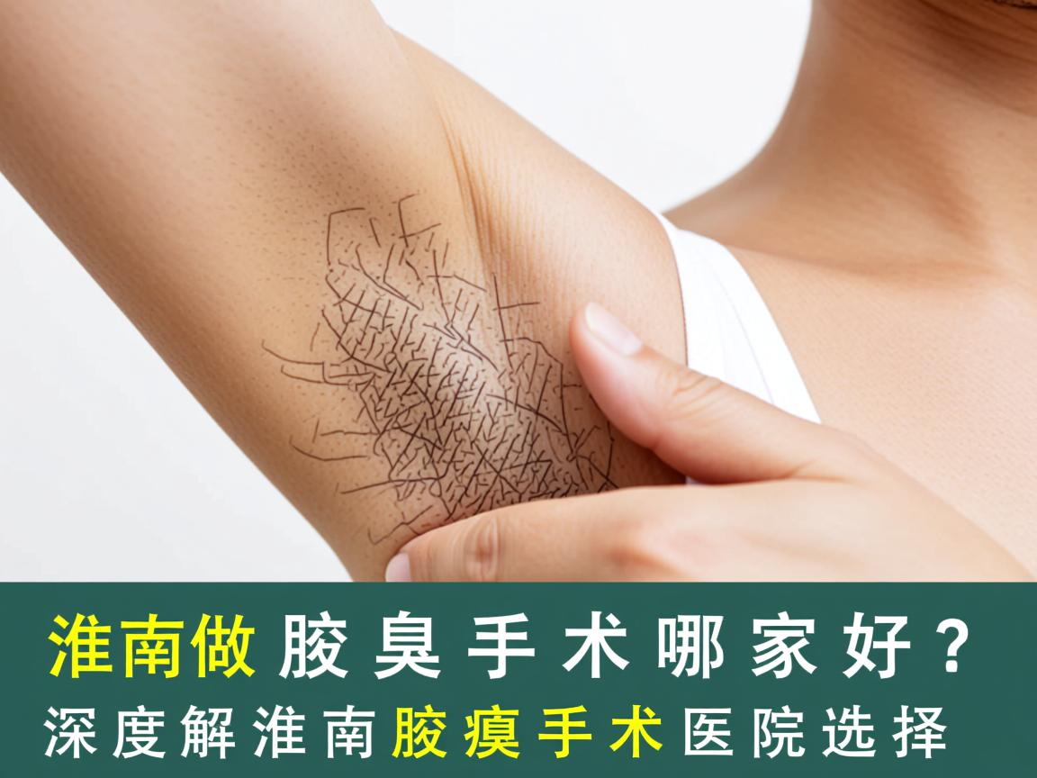 淮南做腋臭手术哪家好？深度解析淮南腋臭手术医院选择