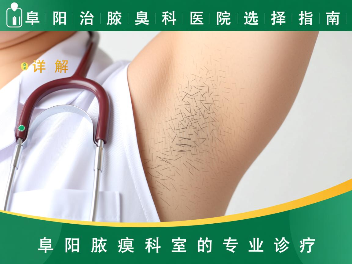 阜阳治腋臭科医院选择指南，详解阜阳腋臭科室的专业诊疗
