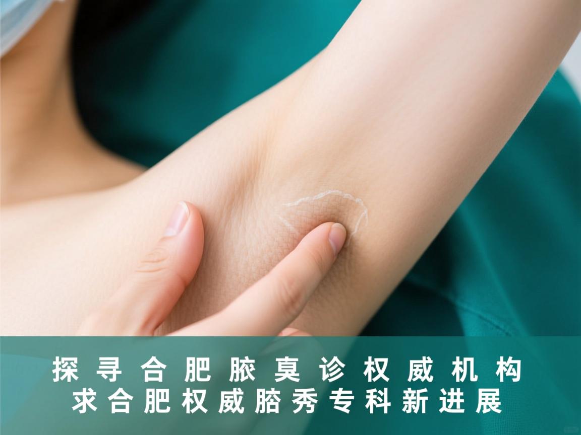 探寻合肥腋臭诊疗权威机构，解析合肥权威腋秀专科新进展