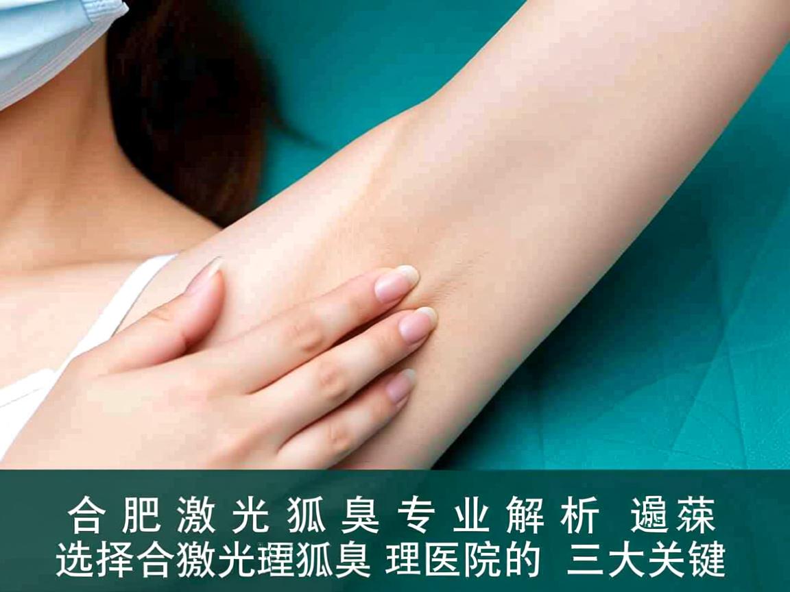 合肥激光狐臭专业解析，选择合肥激光狐臭理想医院的三大关键