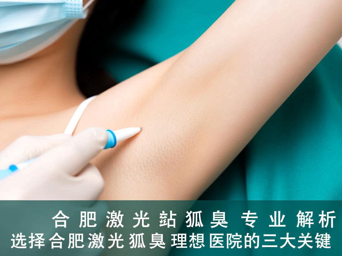 合肥激光狐臭专业解析，选择合肥激光狐臭理想医院的三大关键