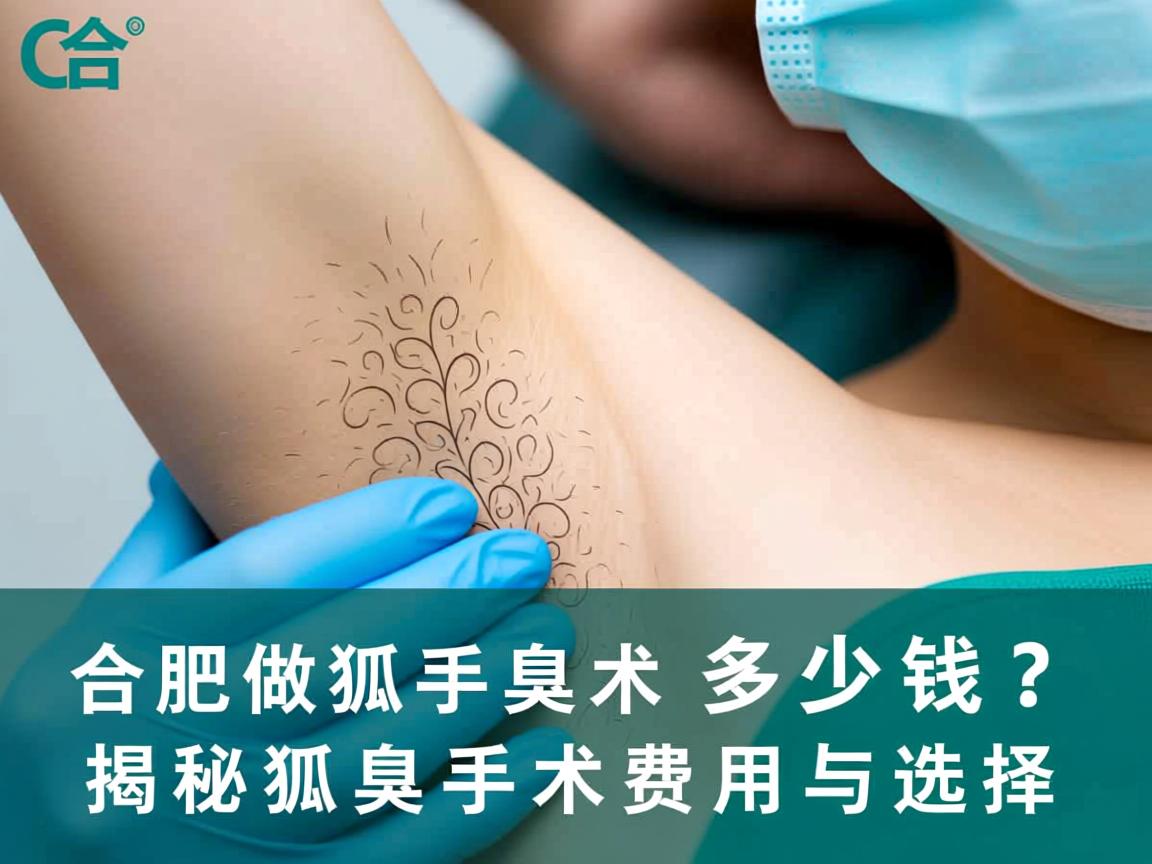合肥做狐臭手术多少钱？揭秘狐臭手术费用与选择