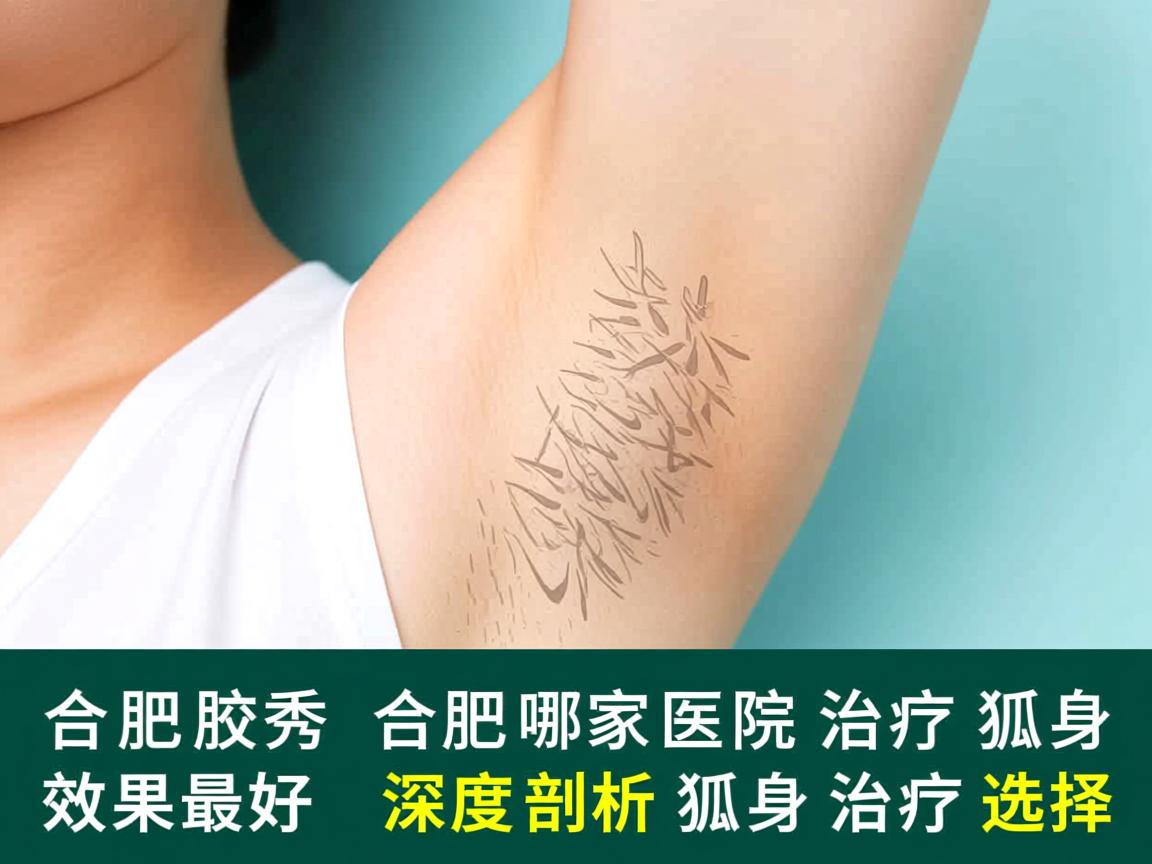 合肥腋秀解析，合肥哪家医院治疗狐臭效果最好，深度剖析狐臭治疗选择