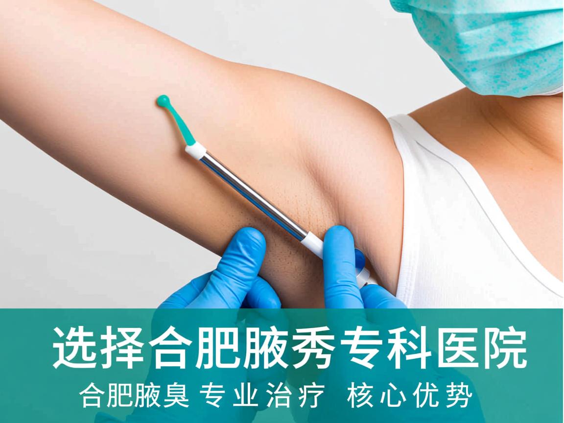 选择合肥腋秀专科医院，解析合肥腋臭专业治疗的核心优势