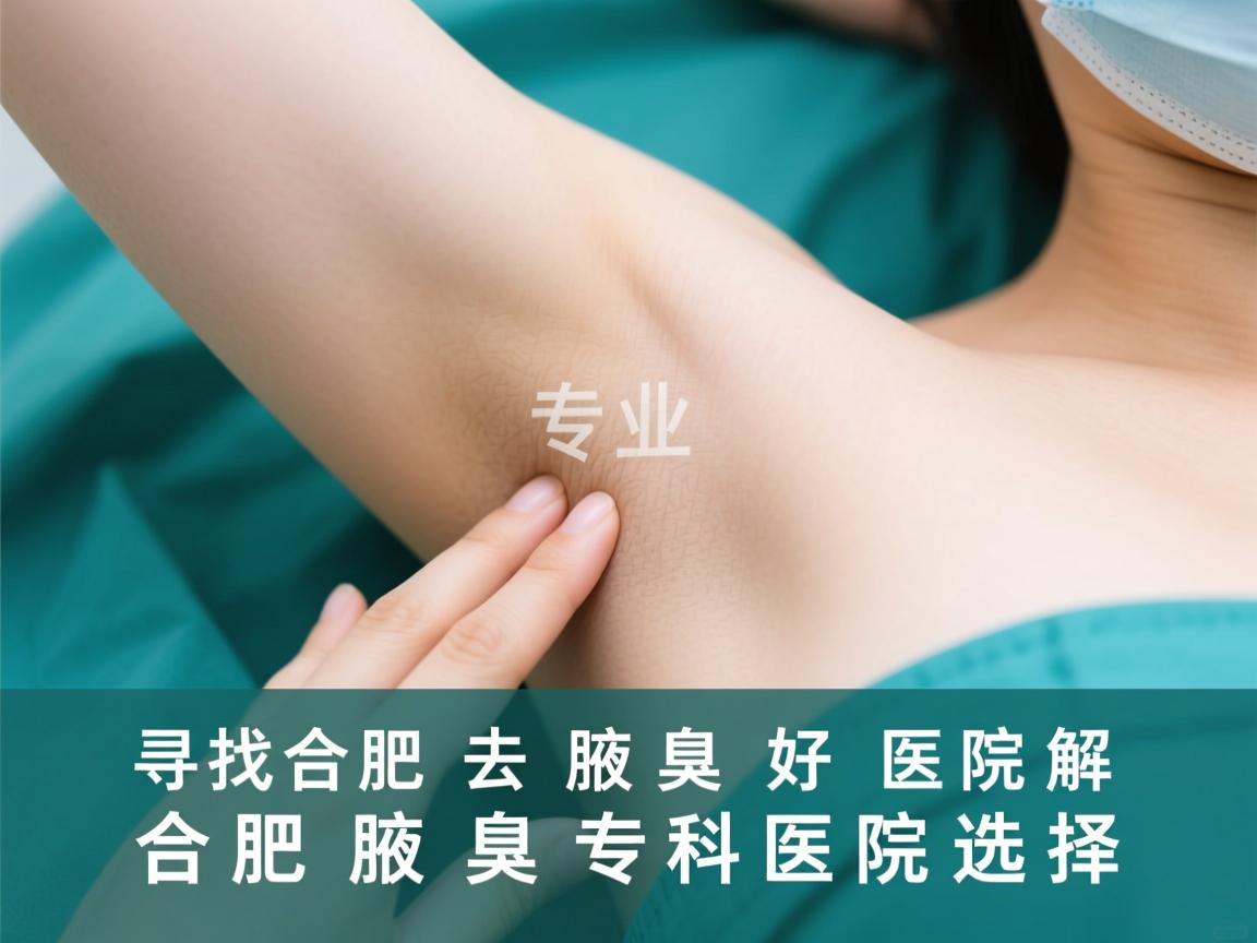 寻找合肥去腋臭好医院，专业解析合肥腋臭专科医院选择